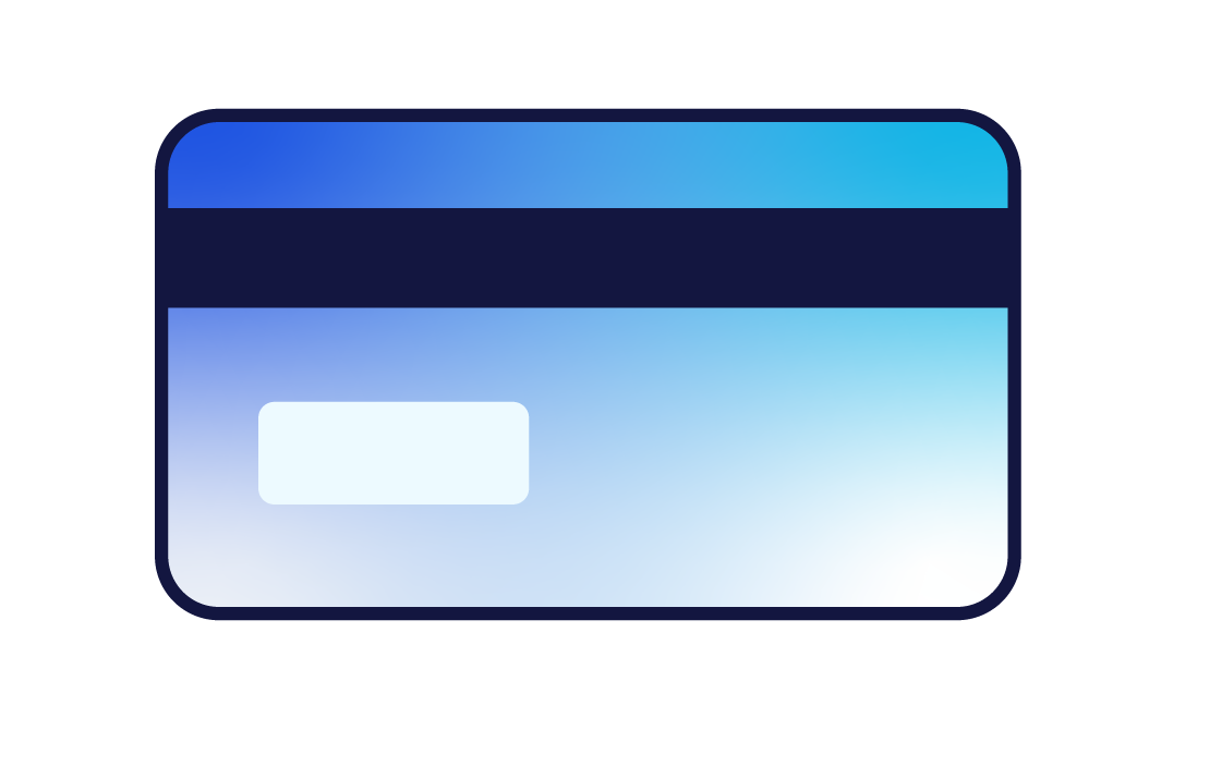 PayPal, credit, or debit card icon